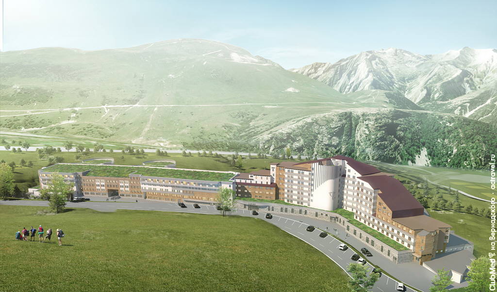 Проект реконструкции Club Med L'Alpe d'Huez la Sarenne