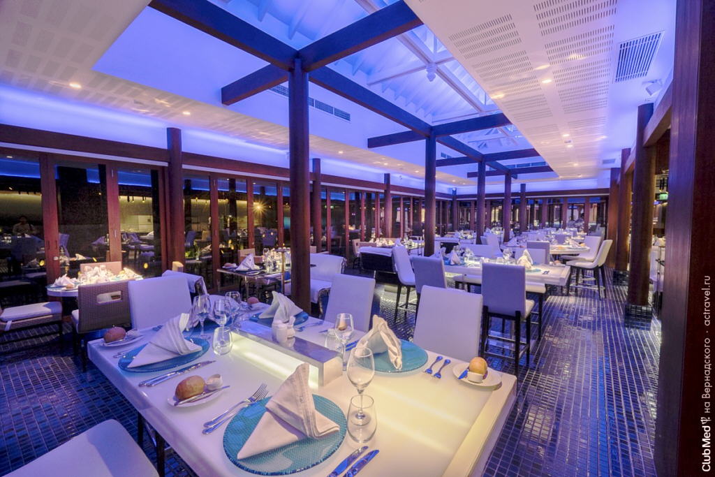 Ресторан на курорте Club Med Bali