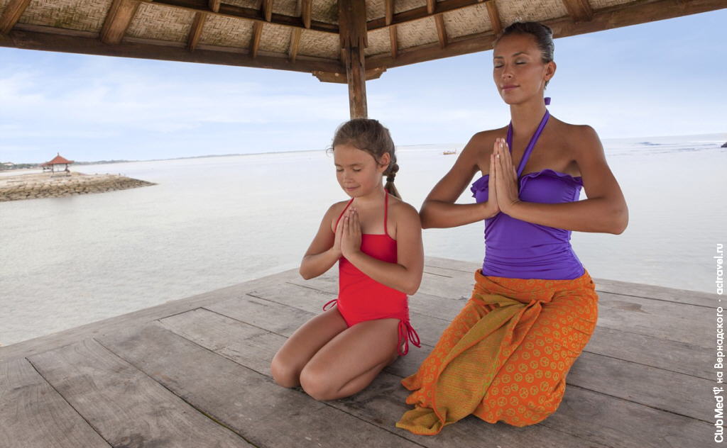 Медитация на курорте Club Med Bali