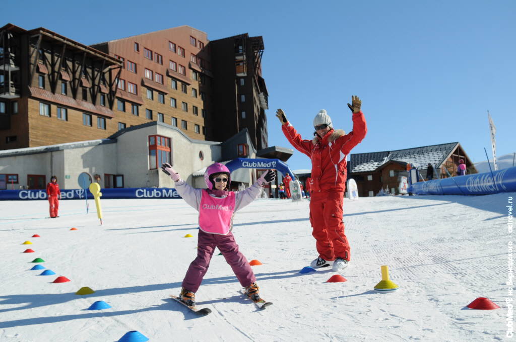 Детская лыжная школа в Club Med Alpe d'Huez