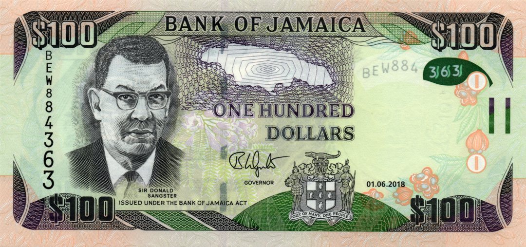 Сто ямайских долларов