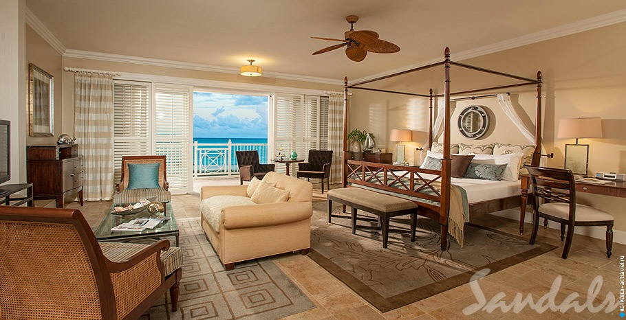  Beachfront Oversized Butler Villa Suite   Sandals Emerald Bay