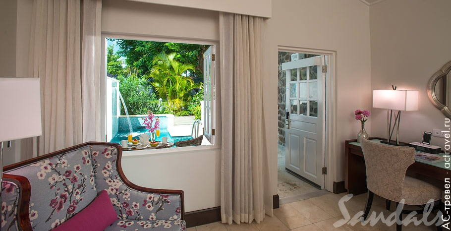  Honeymoon Butler Room with Private Pool Sanctuary   Sandals Halcyon Beach