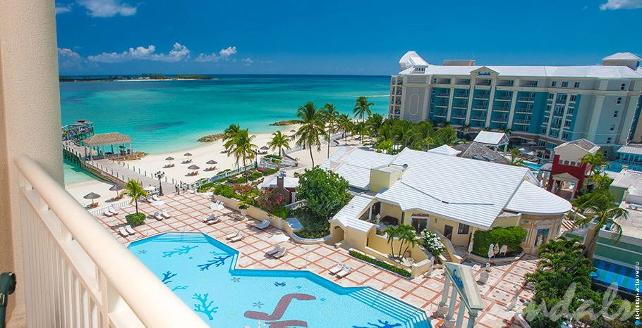  Windsor Honeymoon Oceanview Club Level Suite   Sandals Royal Bahamian