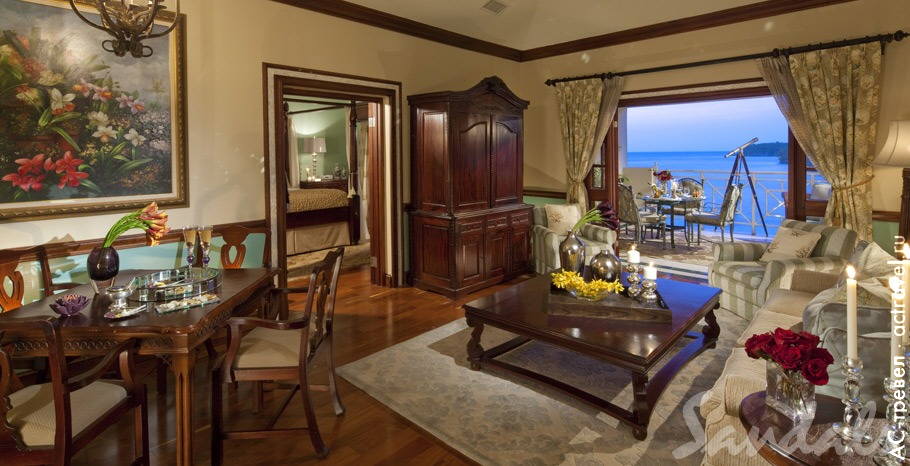  Imperial Oceanfront One Bedroom Butler Suite   Sandals Royal Plantation